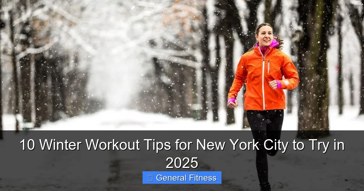 10 Winter Workout Tips for New York City to Try in 2025