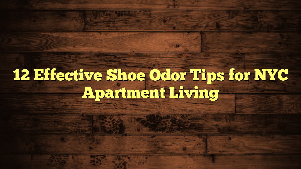 12 Effective Shoe Odor Tips for NYC Apartment Living