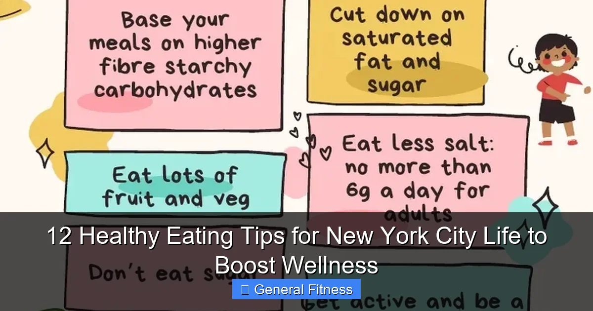 12 Healthy Eating Tips for New York City Life to Boost Wellness