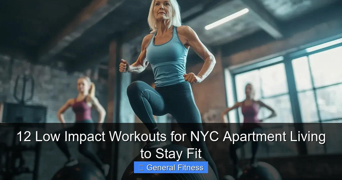 12 Low Impact Workouts for NYC Apartment Living to Stay Fit