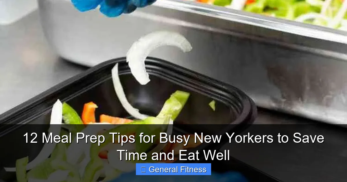 12 Meal Prep Tips for Busy New Yorkers to Save Time and Eat Well