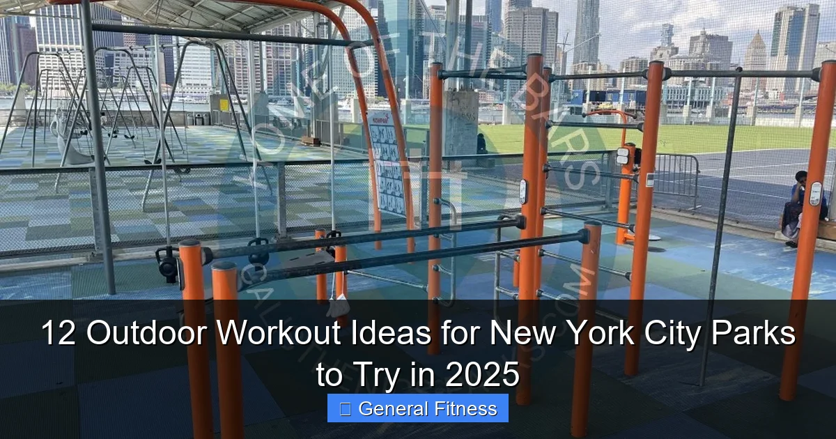 12 Outdoor Workout Ideas for New York City Parks to Try in 2025