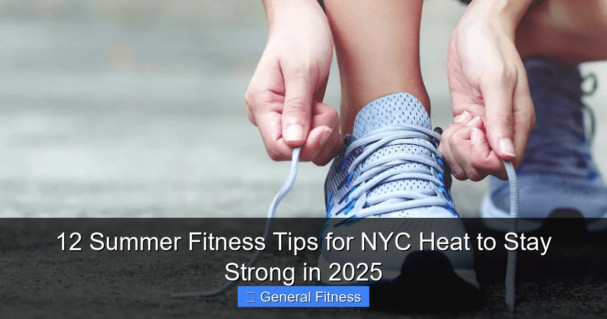12 Summer Fitness Tips for NYC Heat to Stay Strong in 2025