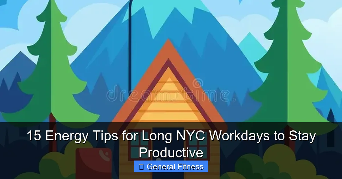 15 Energy Tips for Long NYC Workdays to Stay Productive