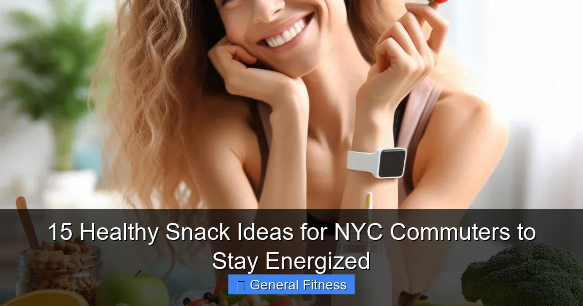 15 Healthy Snack Ideas for NYC Commuters to Stay Energized