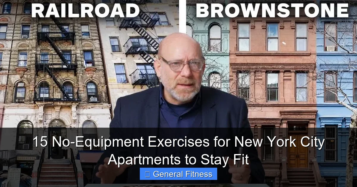 15 No-Equipment Exercises for New York City Apartments to Stay Fit