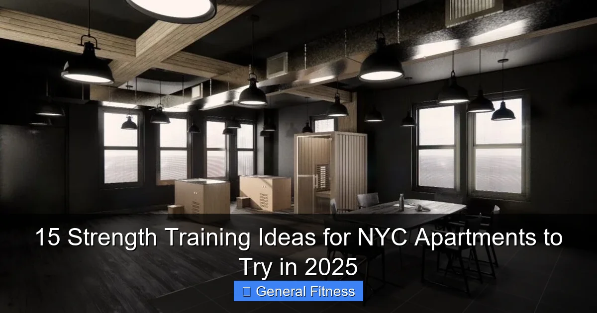 15 Strength Training Ideas for NYC Apartments to Try in 2025