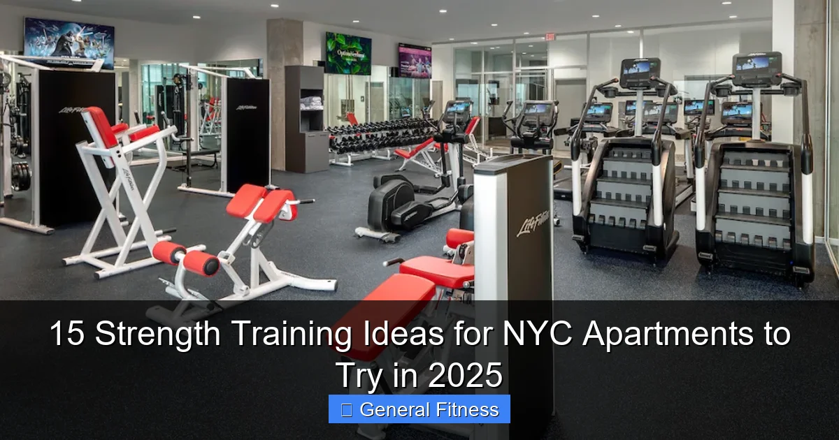 15 Strength Training Ideas for NYC Apartments to Try in 2025