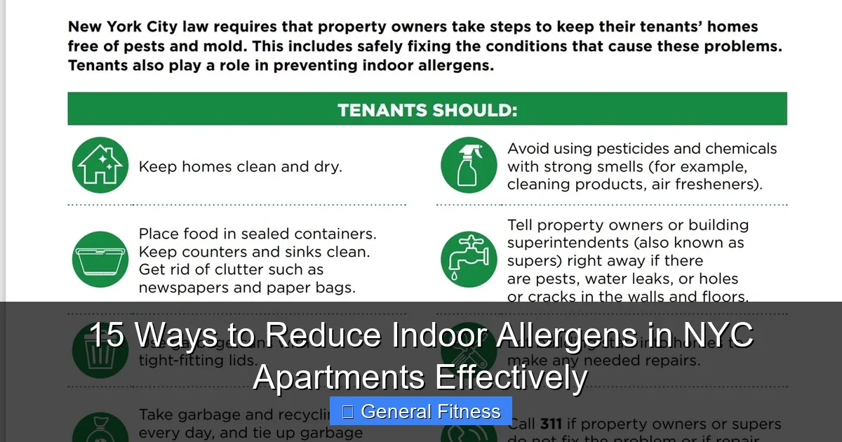 15 Ways to Reduce Indoor Allergens in NYC Apartments Effectively