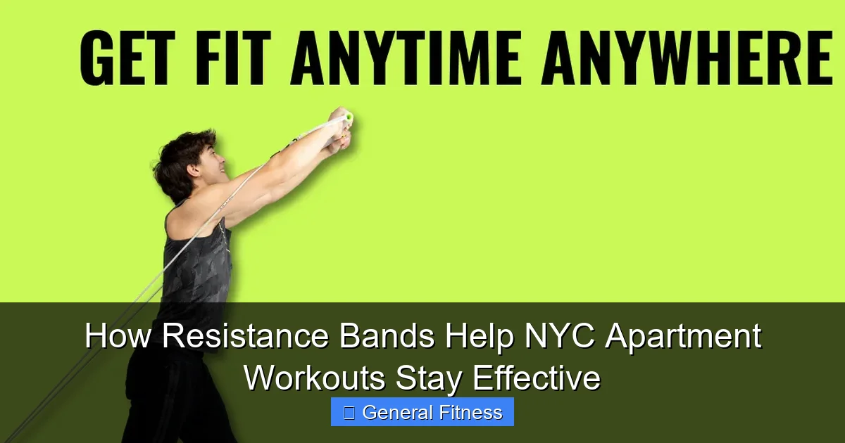 How Resistance Bands Help NYC Apartment Workouts Stay Effective