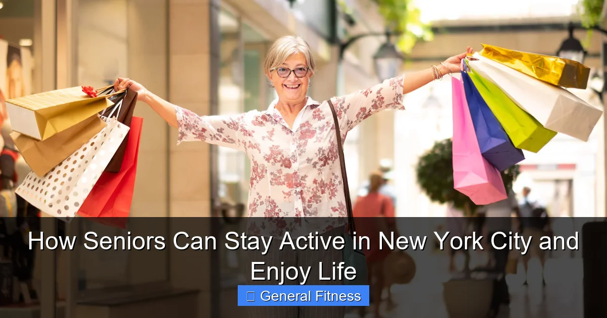 How Seniors Can Stay Active in New York City and Enjoy Life