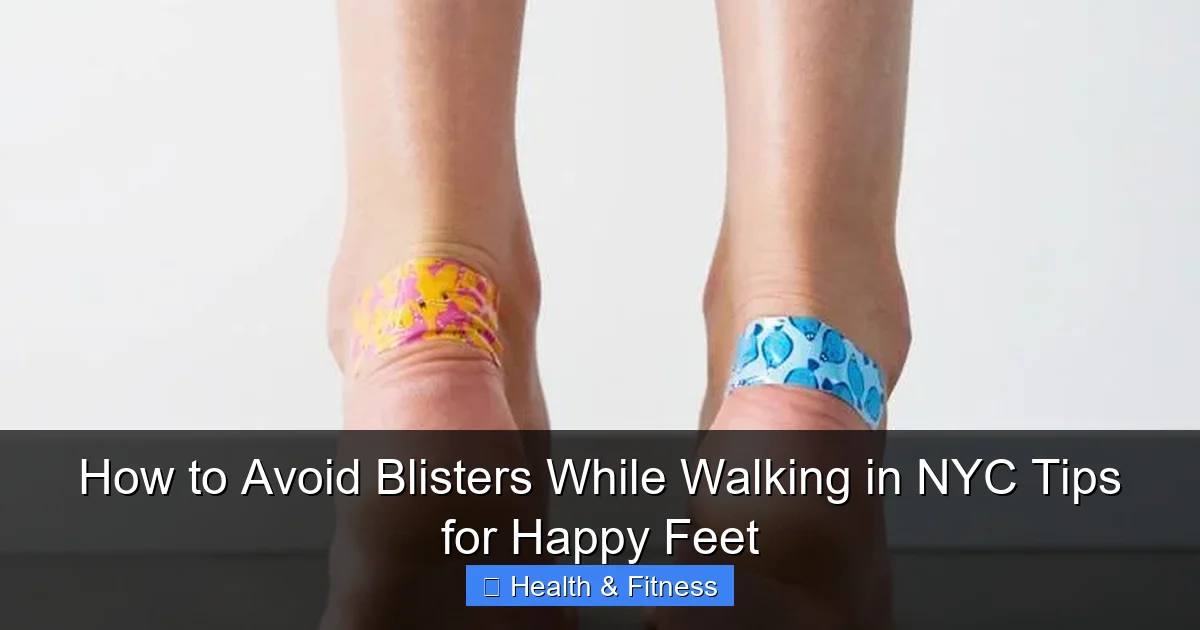 How to Avoid Blisters While Walking in NYC Tips for Happy Feet