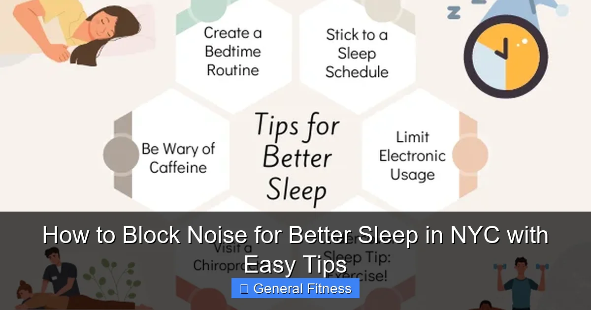 How to Block Noise for Better Sleep in NYC with Easy Tips