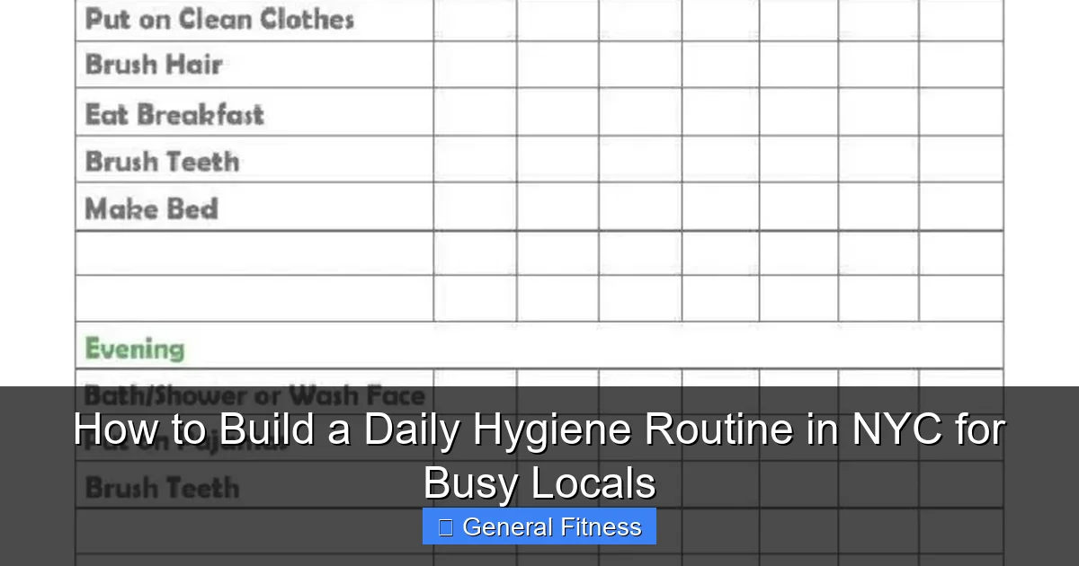 How to Build a Daily Hygiene Routine in NYC for Busy Locals