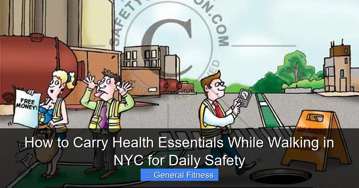 How to Carry Health Essentials While Walking in NYC for Daily Safety