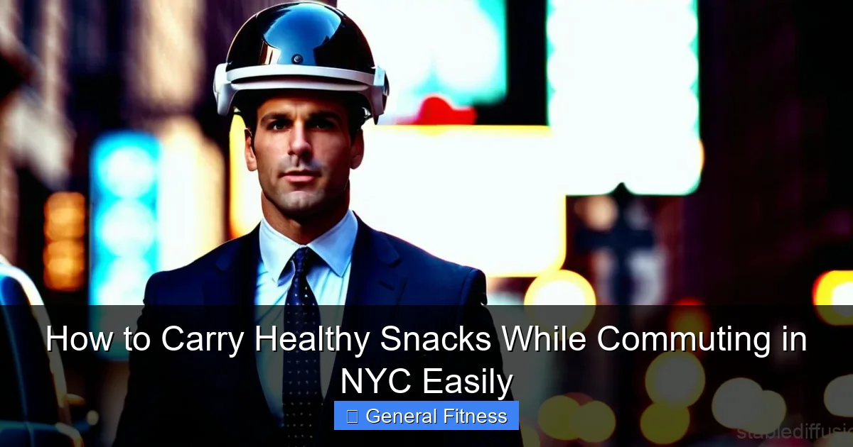 How to Carry Healthy Snacks While Commuting in NYC Easily