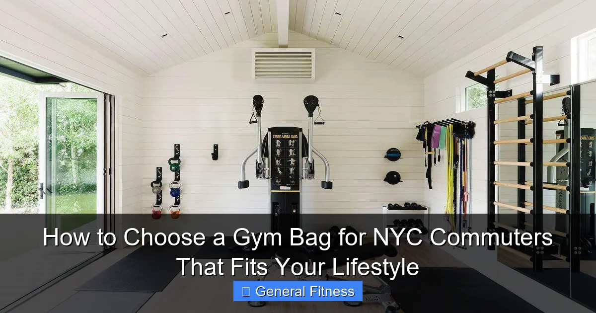 How to Choose a Gym Bag for NYC Commuters That Fits Your Lifestyle