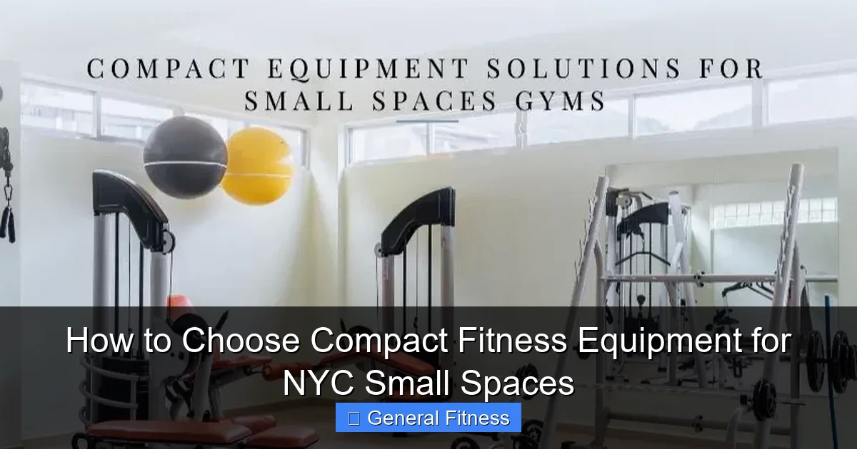 How to Choose Compact Fitness Equipment for NYC Small Spaces