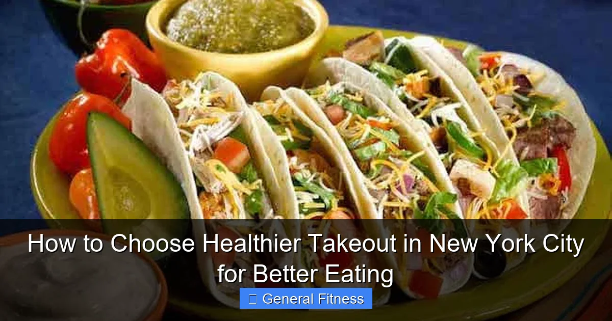 How to Choose Healthier Takeout in New York City for Better Eating