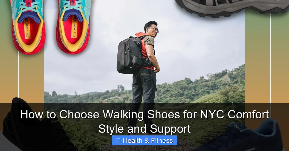 How to Choose Walking Shoes for NYC Comfort Style and Support