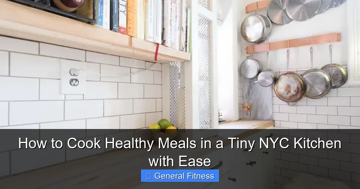 How to Cook Healthy Meals in a Tiny NYC Kitchen with Ease