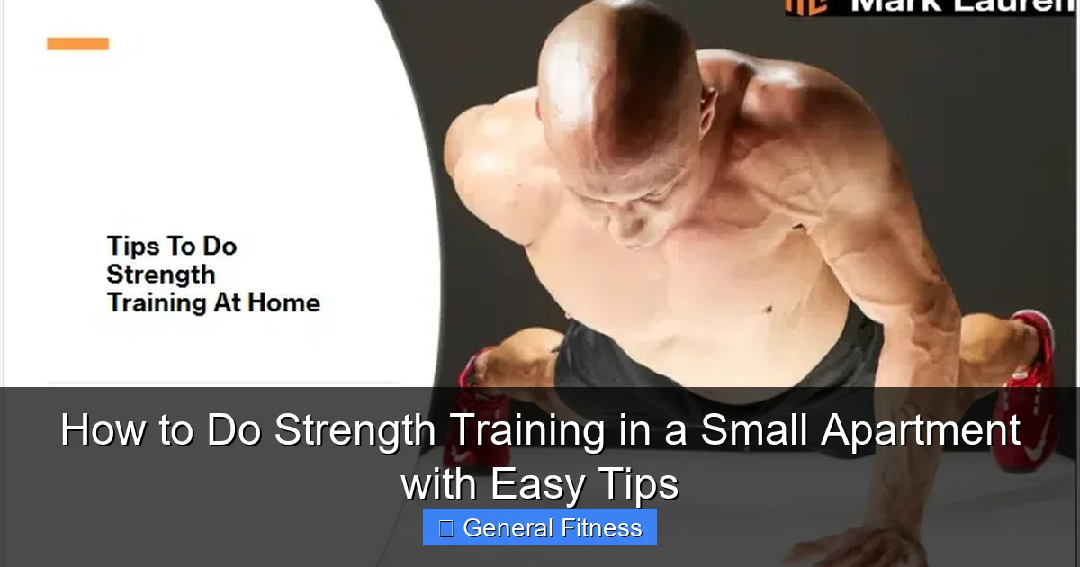 How to Do Strength Training in a Small Apartment with Easy Tips