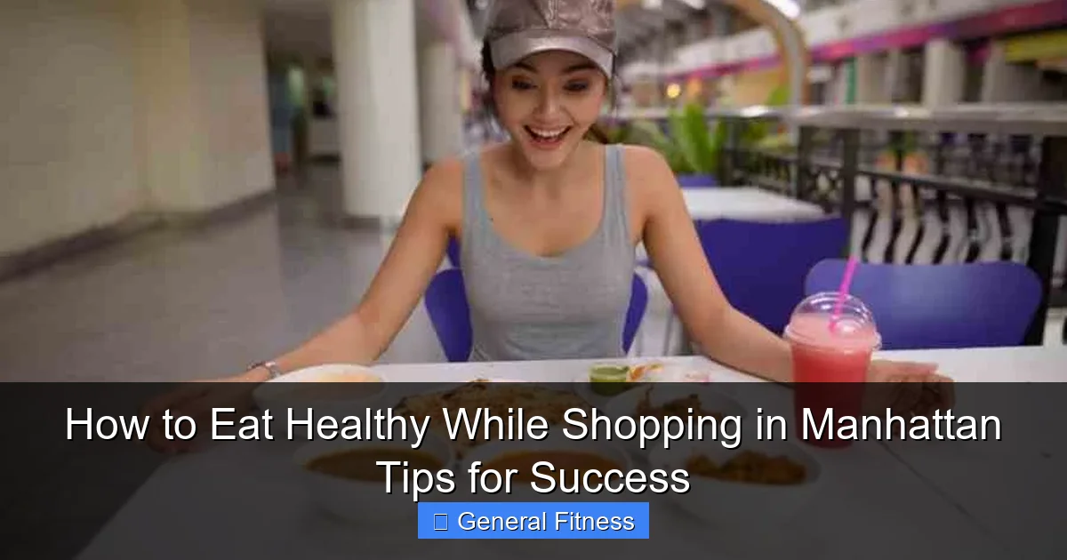How to Eat Healthy While Shopping in Manhattan Tips for Success