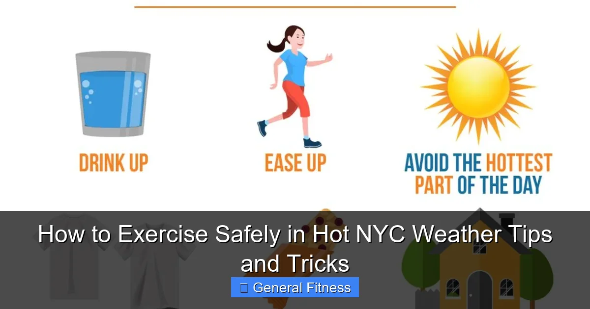 How to Exercise Safely in Hot NYC Weather Tips and Tricks