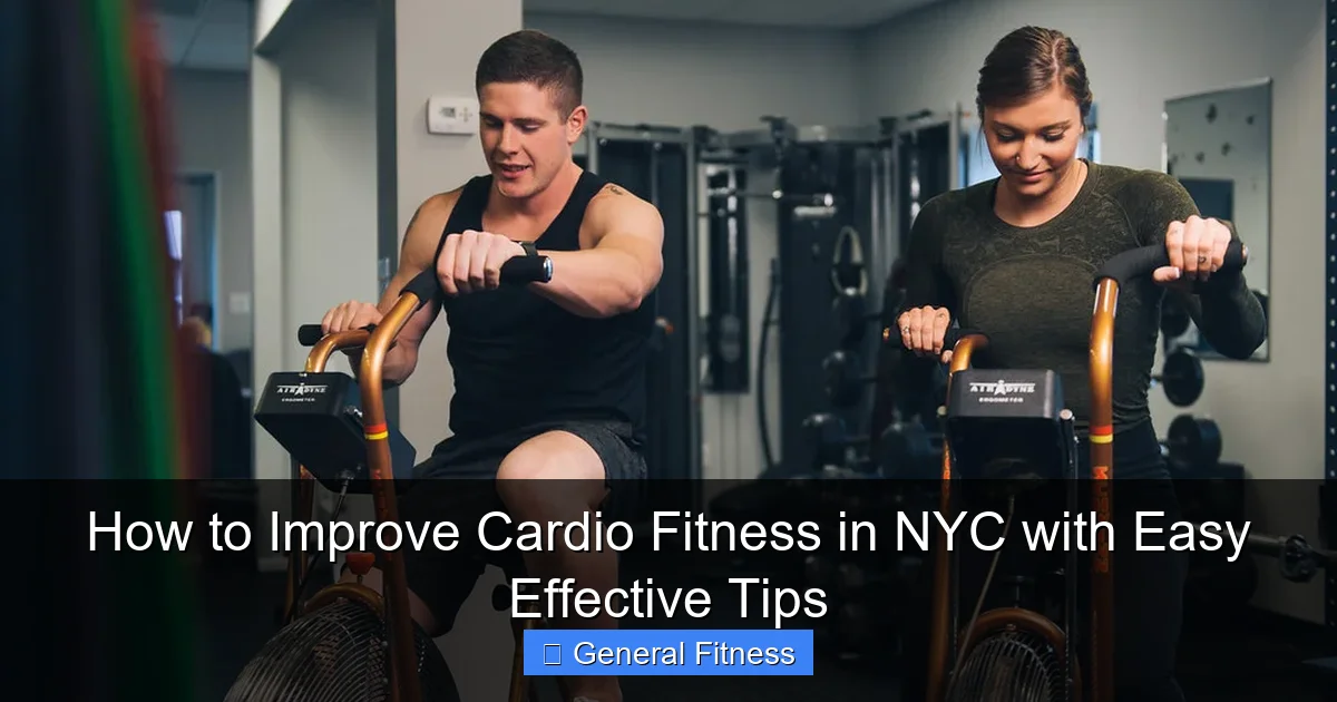 How to Improve Cardio Fitness in NYC with Easy Effective Tips
