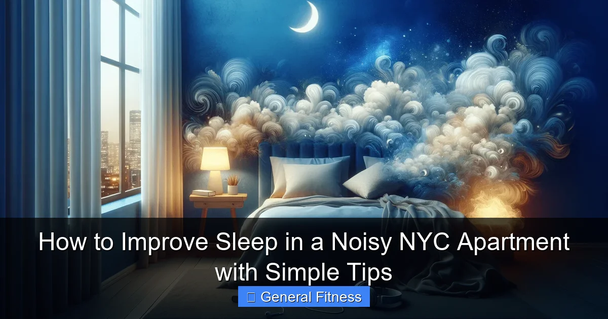 How to Improve Sleep in a Noisy NYC Apartment with Simple Tips