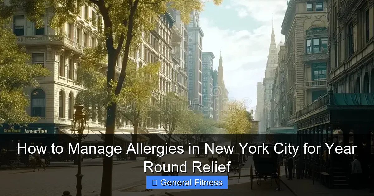 How to Manage Allergies in New York City for Year Round Relief