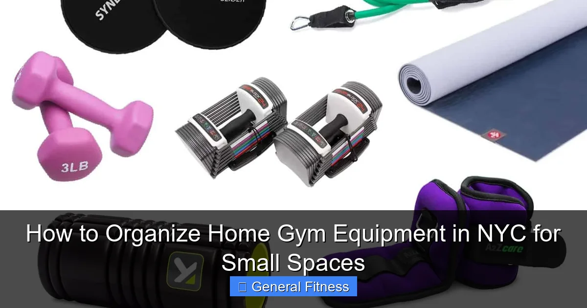 How to Organize Home Gym Equipment in NYC for Small Spaces