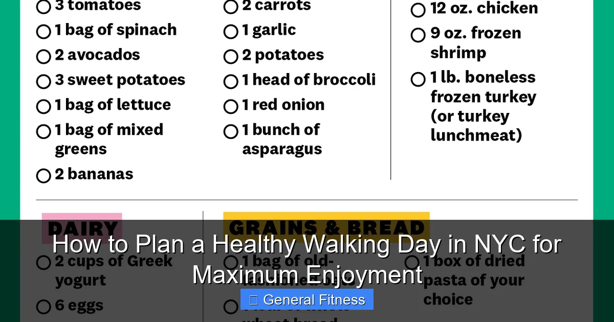 How to Plan a Healthy Walking Day in NYC for Maximum Enjoyment