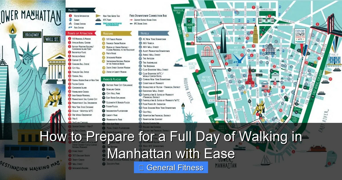 How to Prepare for a Full Day of Walking in Manhattan with Ease