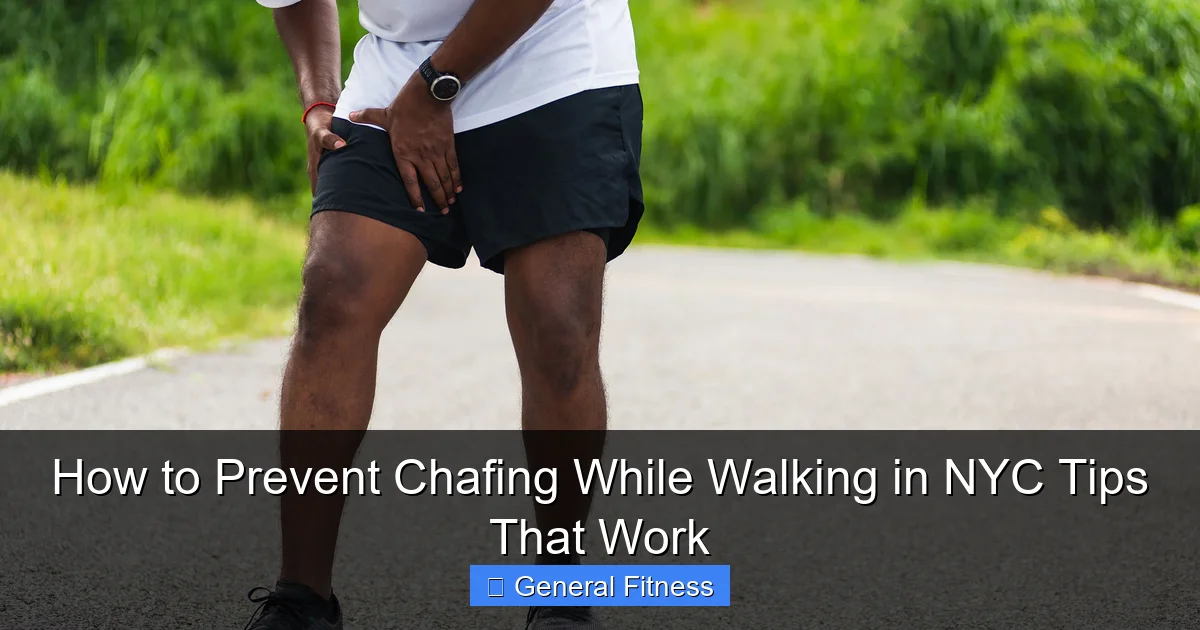 How to Prevent Chafing While Walking in NYC Tips That Work