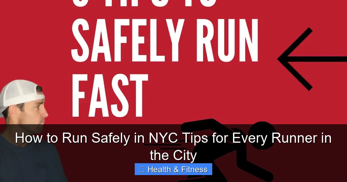 How to Run Safely in NYC Tips for Every Runner in the City