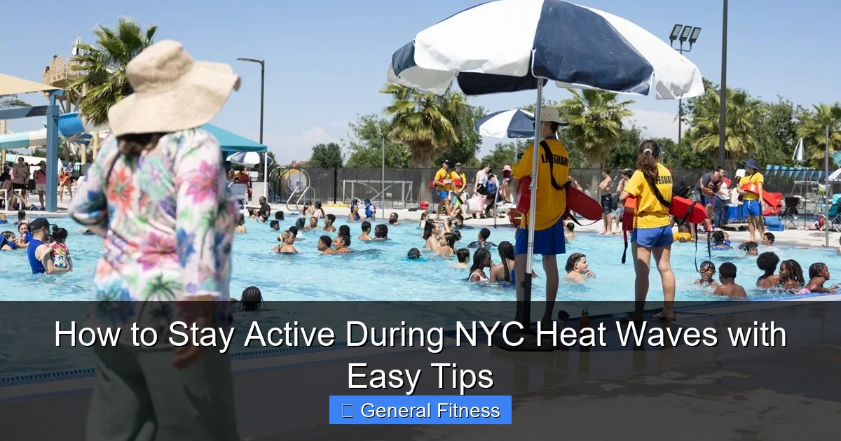 How to Stay Active During NYC Heat Waves with Easy Tips