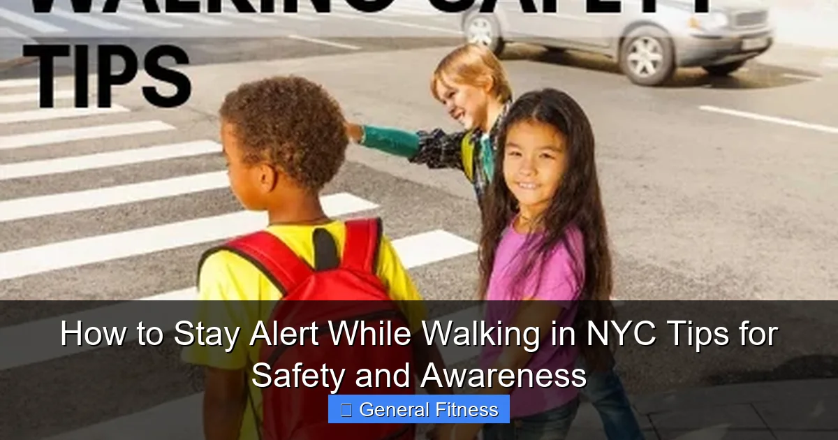 How to Stay Alert While Walking in NYC Tips for Safety and Awareness