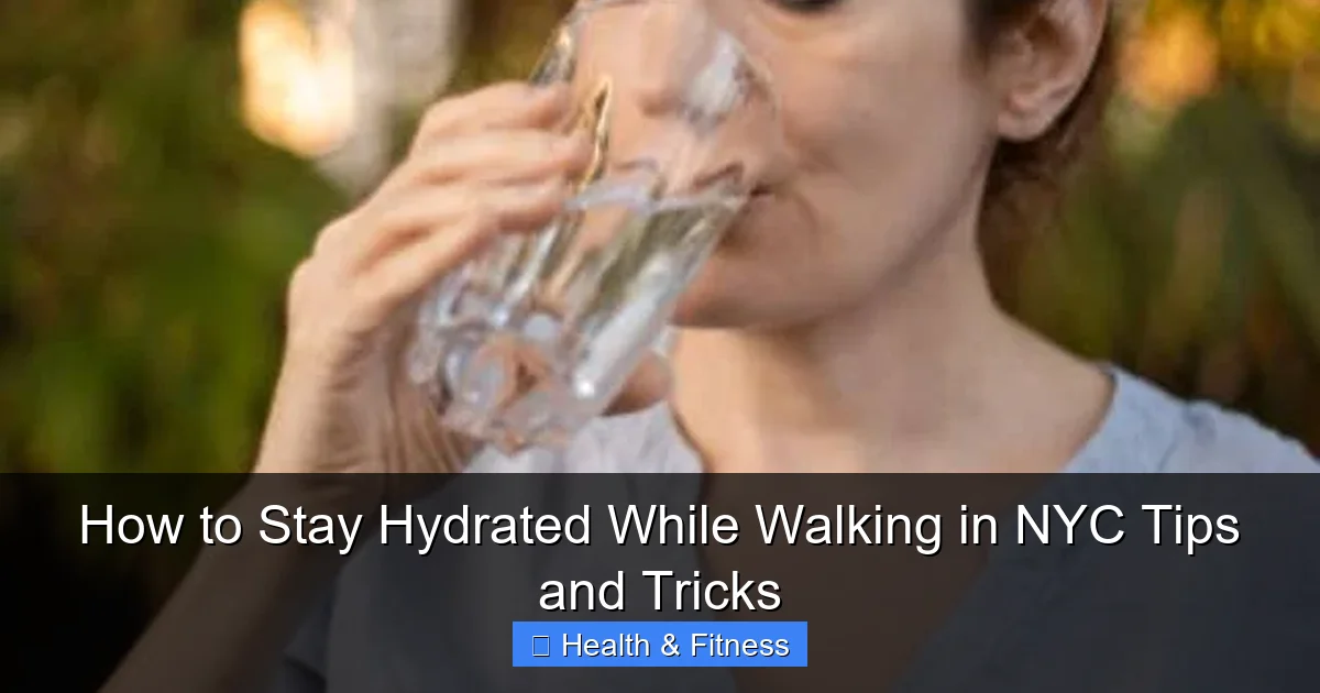 How to Stay Hydrated While Walking in NYC Tips and Tricks