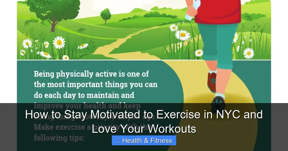 How to Stay Motivated to Exercise in NYC and Love Your Workouts