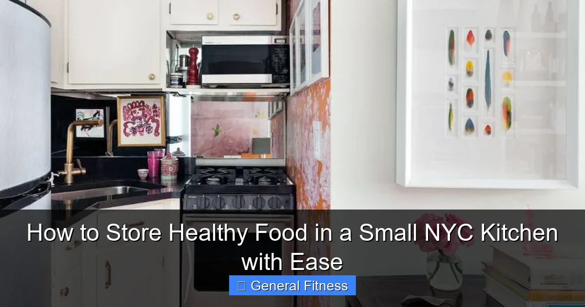 How to Store Healthy Food in a Small NYC Kitchen with Ease