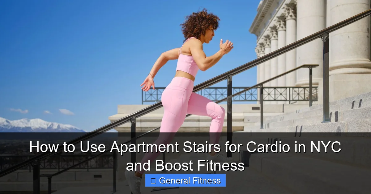 How to Use Apartment Stairs for Cardio in NYC and Boost Fitness