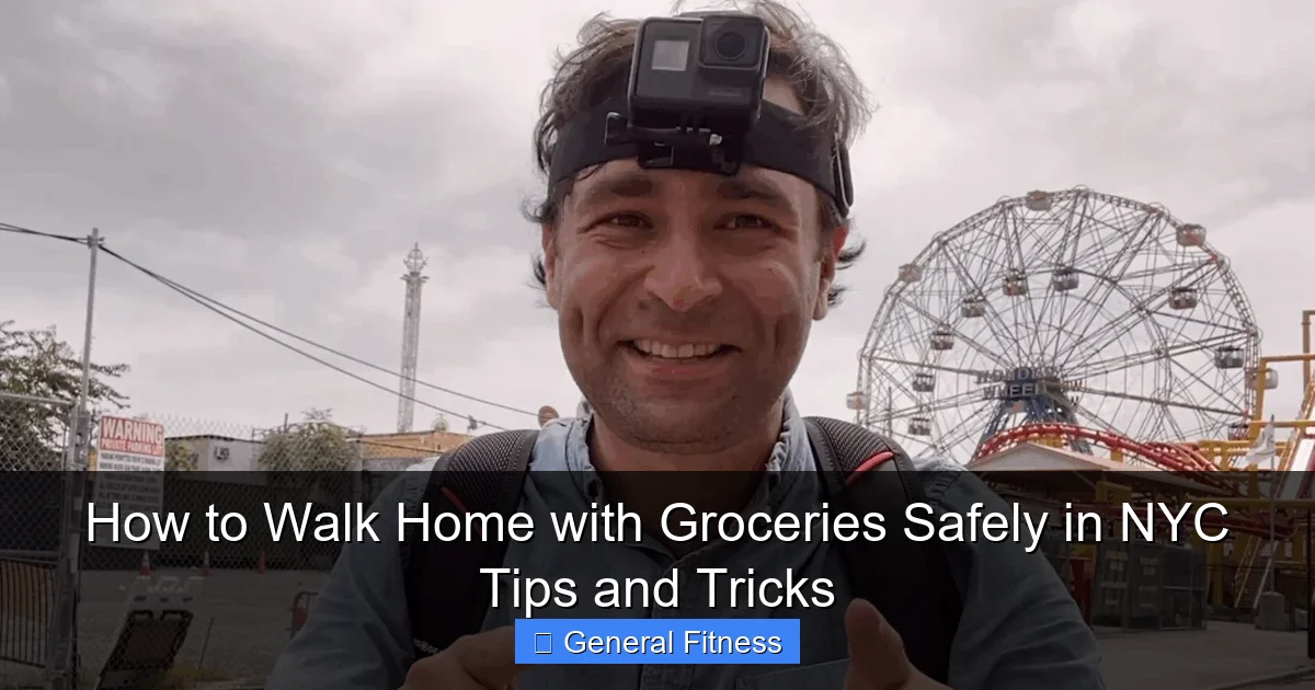 How to Walk Home with Groceries Safely in NYC Tips and Tricks