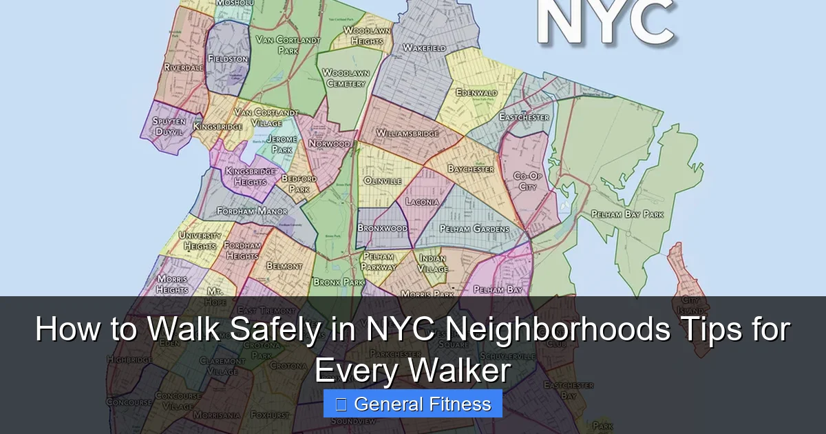 How to Walk Safely in NYC Neighborhoods Tips for Every Walker