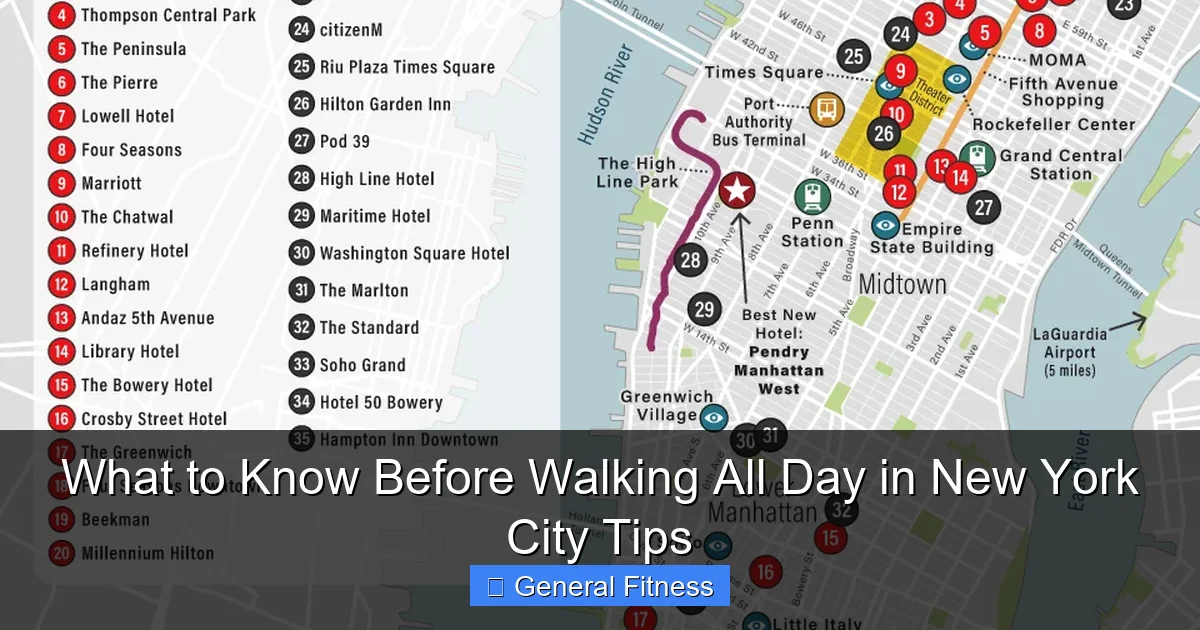 What to Know Before Walking All Day in New York City Tips