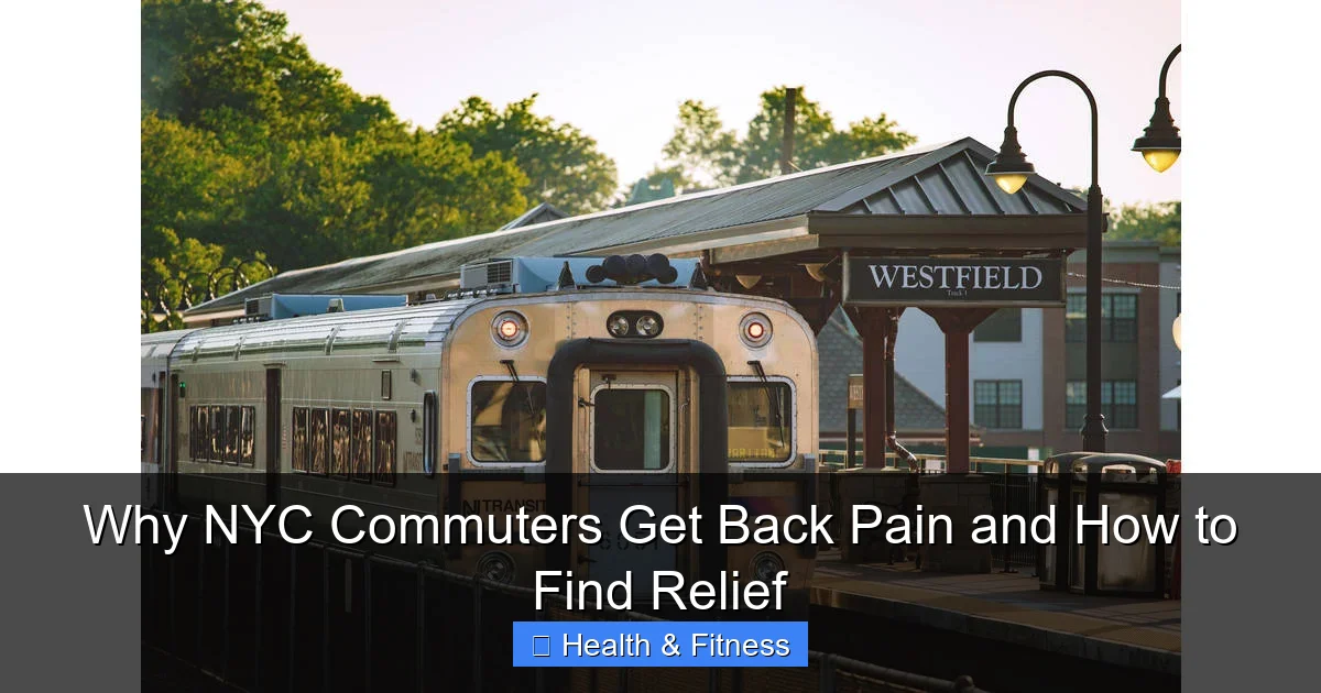 Why NYC Commuters Get Back Pain and How to Find Relief