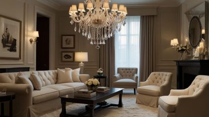 small living room chandelier ideas